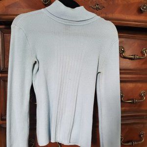 New York & Co Baby Blue Turtle Neck Sweater S